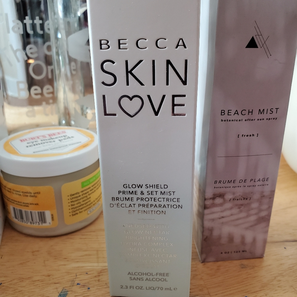 Becca Skin Love glow shield prime & set Mist